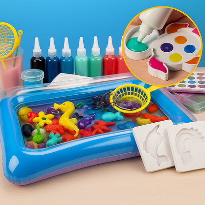 Zestaw Kreatywny 3D Aqua Gel