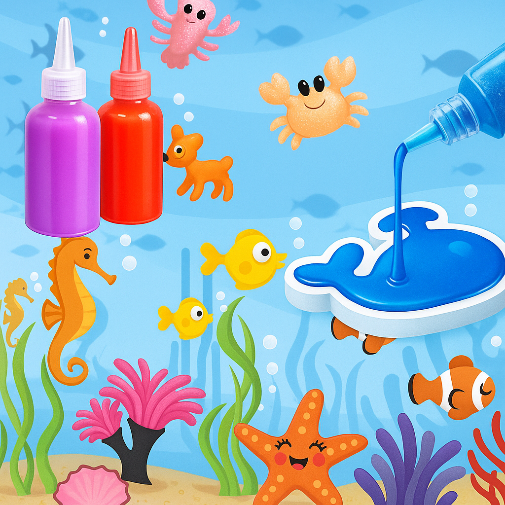 Zestaw Kreatywny 3D Aqua Gel