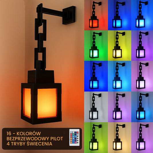 RGB lampa PixelLight – 16 barev, dálkové ovládání a režimy svícení