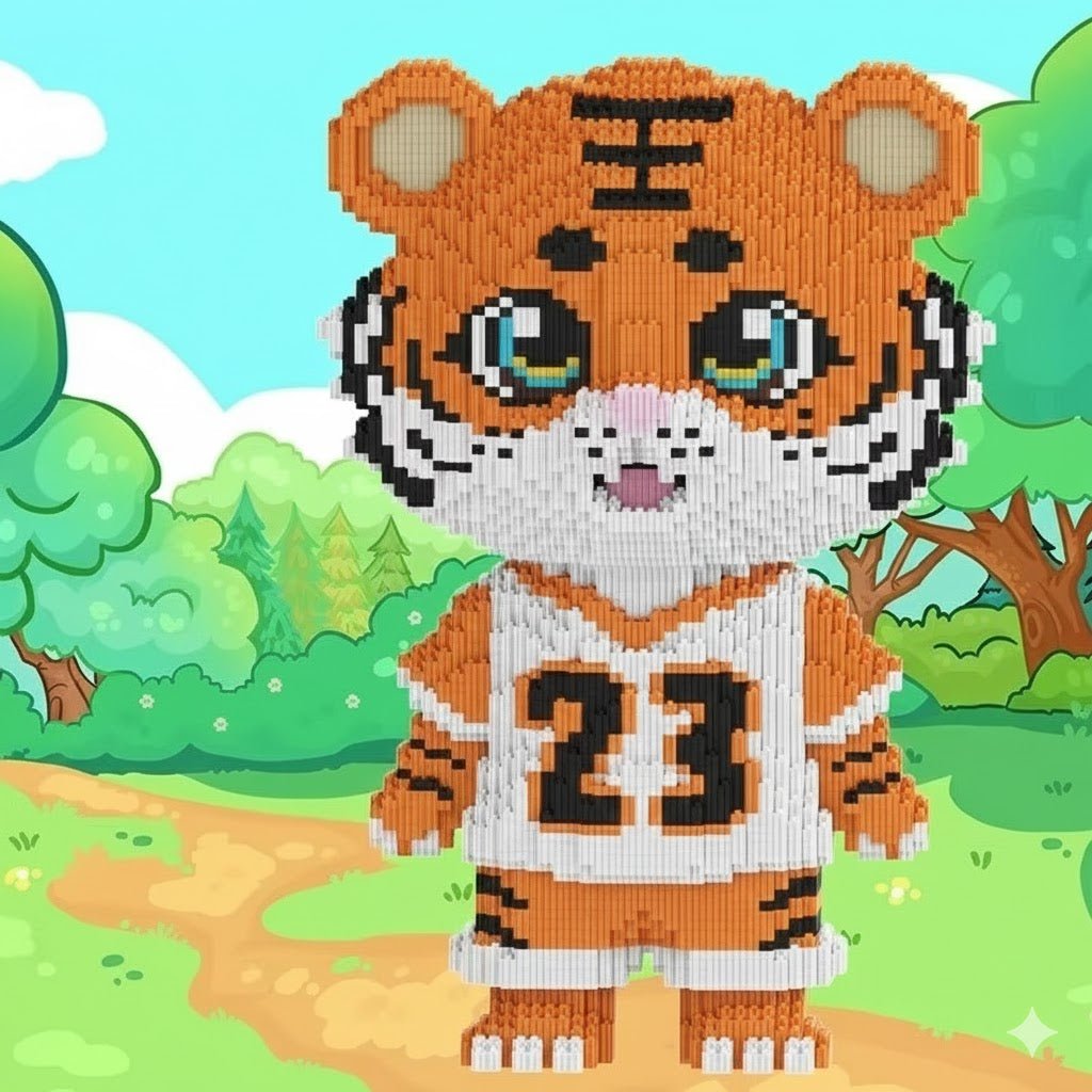 LogiBricks - Tygrys koszykarz - 12000 elementów