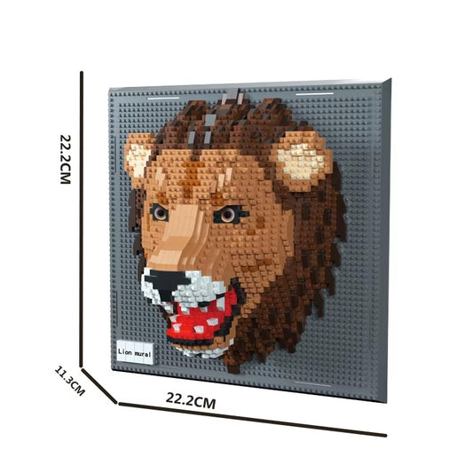 LogiBricks - Obraz lew - 1800+ elementów